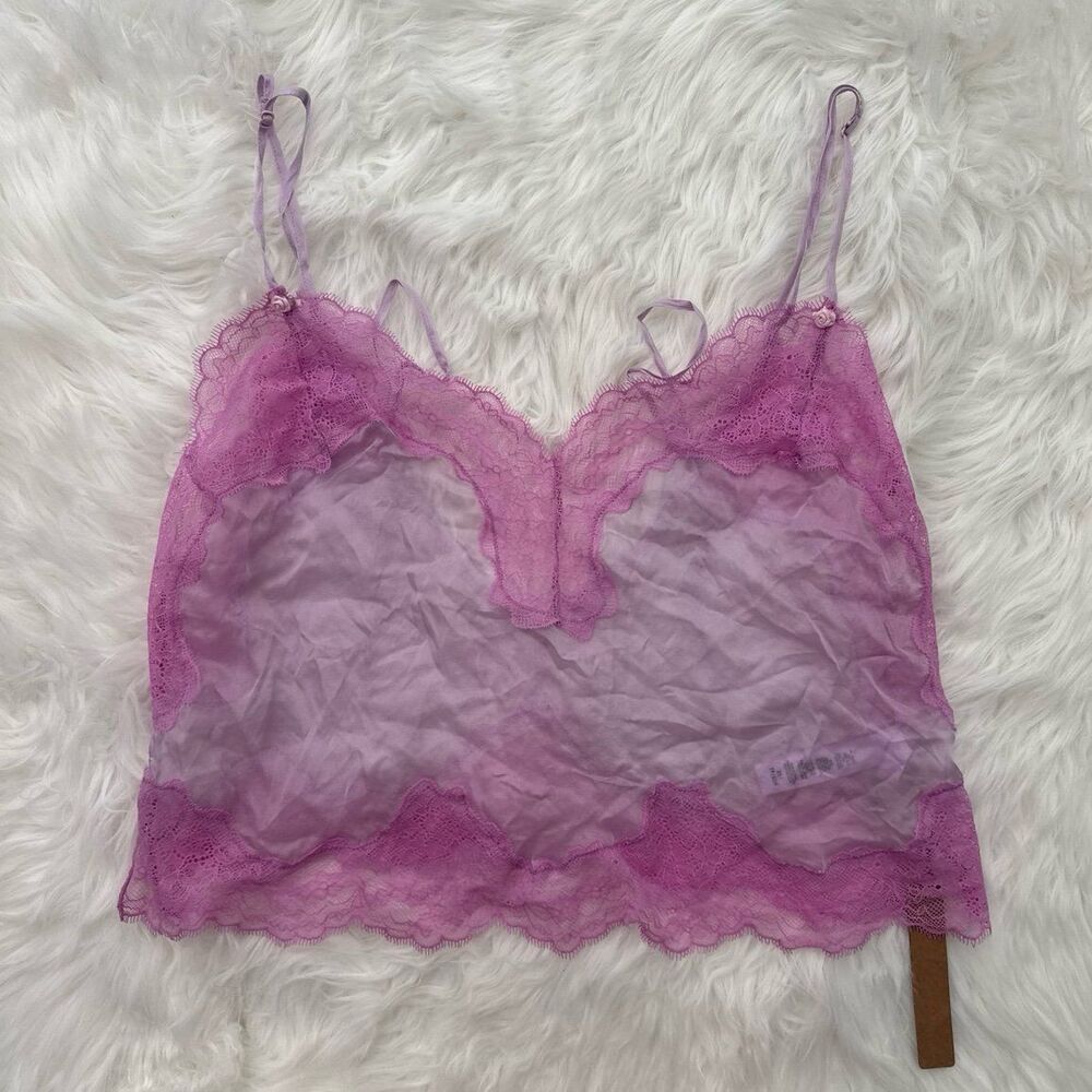 Skims Romance Lace Cami Sugar Plum Size XS - Picture 2 of 10